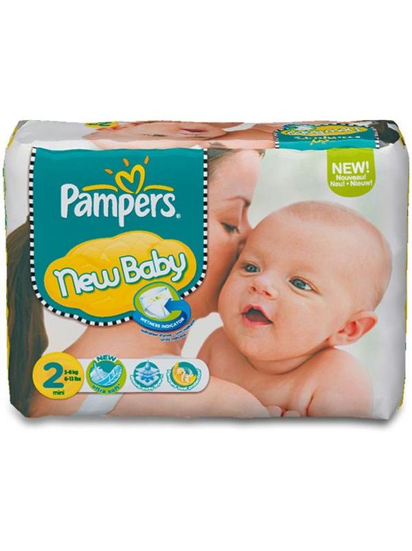 Pampers Baby maat 2 - 68 luiers 3 tot 6 kg - Baaslevert.