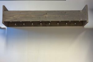 Steigerhouten Kapstok met legplank 150 cm