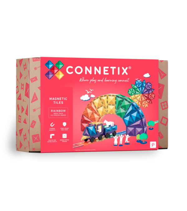 Connetix Regenboog Mega Set – 212-delig foto 1