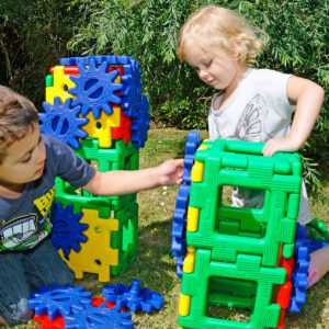 Polydron Bumperbouwset met Tandwielen - 58-delig