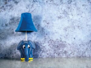 Happy Lamps Olifant van 'Sendung mit der Maus'