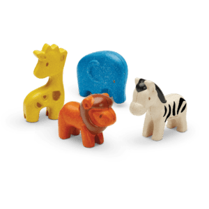 Plan Toys Houten Wilde dieren set